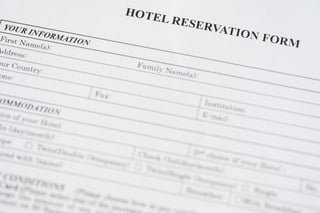 Image of a Hotel Reservation Form