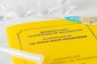 International Certificate of Vaccination booklet