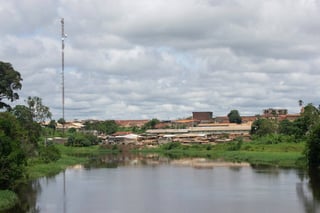 River Nyong flowing through Mbalmayo