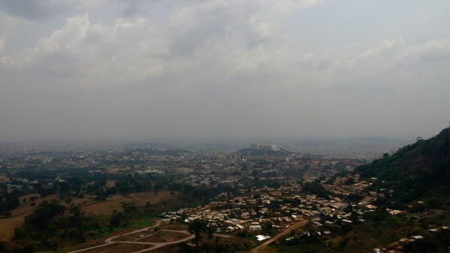 Aerial Cityscape View Of Yaoundé, Cameroon