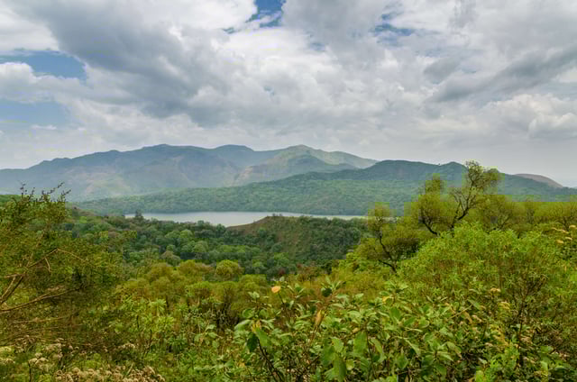 Mountain Lake In The Cameroon Highlands