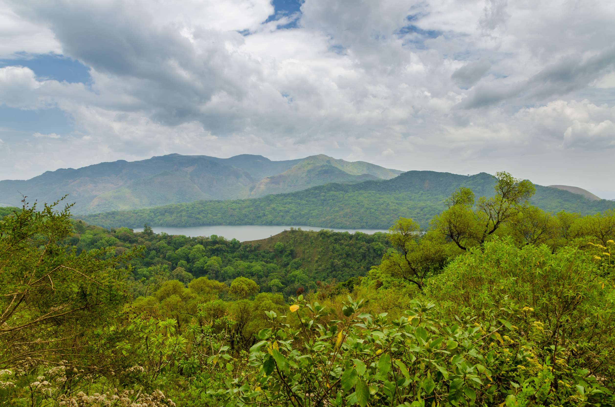 Mountain Lake At The Ring Road Highlands In Cameroon Africa
